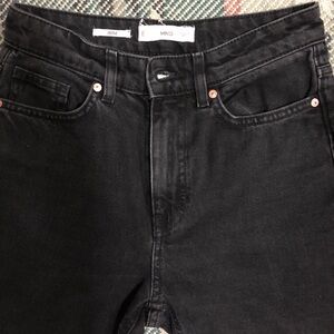 Mango jeans ( charcoal black) straight leg. US size 2